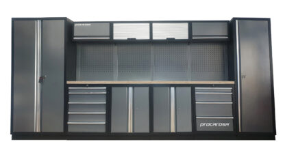 Sestava dílenského nábytku Procarosa PROFESSIONAL XL-2 Pracovní deska: dřevěná