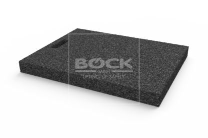 BOCK Výplňová podložka 530x470x50 mm, gumová, pro pro čtyřsloupové a nůžkové zvedáky