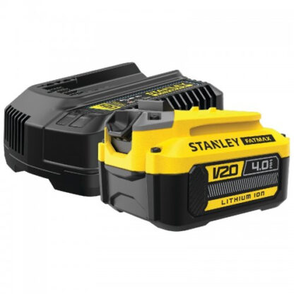 Akumulátor V20 18V 4,0Ah a nabíječka Stanley FatMax SFMCB14M1 SFMCB14M1