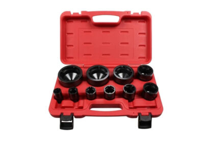 MDtools Nástrčné hlavice - klíče 1/2" 26-88 mm, na hřídelové KM matice, sada 10 ks