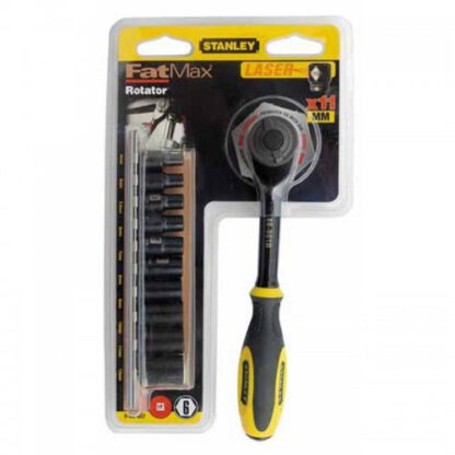 1/4" 11dílná sada hlavic FatMax s ráčnou STANLEY ROTATOR 0-94-607 0-94-607