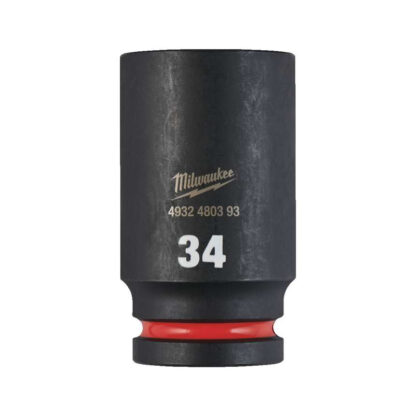Průmyslová hlavice Milwaukee Shockwave™ Impact Duty 3/4" HEX 34 mm, dlouhá 4932480393