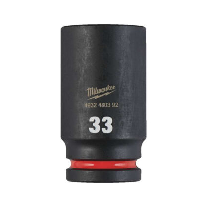 Průmyslová hlavice Milwaukee Shockwave™ Impact Duty 3/4" HEX 33 mm, dlouhá 4932480392