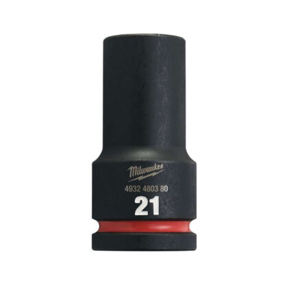 Průmyslová hlavice Milwaukee Shockwave™ Impact Duty 3/4" HEX 21 mm, dlouhá 4932480380