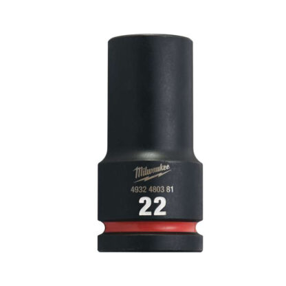 Průmyslová hlavice Milwaukee Shockwave™ Impact Duty 3/4" HEX 22 mm, dlouhá 4932480381