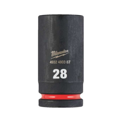 Průmyslová hlavice Milwaukee Shockwave™ Impact Duty 3/4" HEX 28 mm, dlouhá 4932480387