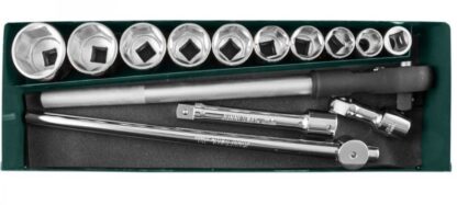 Gola sada 3/4", 6hranné hlavice, velikost 22-50 mm, 14 ks - JONNESWAY S04H6315SA