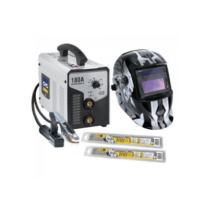Svářečka GYS PROGYS 180A s kuklou LCD MASTER 9/13 G IRON a příslušenstvím 013742