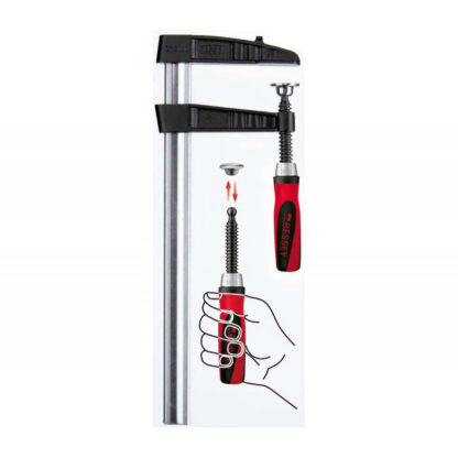 Šroubové ztužidlo Bessey TGK125-2K z temperované litiny 1250/120 mm TGK125-2K