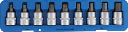 BGS technic Zástrčné hlavice Imbus a TORX 3/4", H14-H22 a T60-T100, sada 9 dílů - BGS 5189