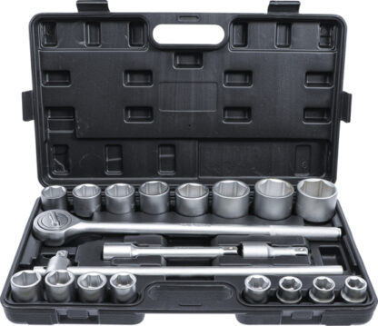BGS Do it yourself Gola sada 3/4", 6hranné hlavice 19-50 mm, 20 dílů v plastovém kufru