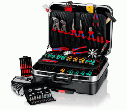 Kufr s nářadím BIG Basic Move pro mechaniky, sada 90 dílů - KNIPEX 00 21 06 M
