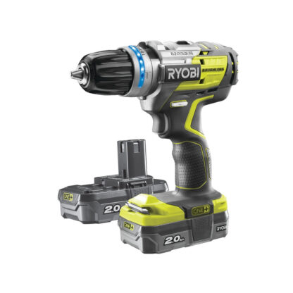 Ryobi R18PDBL-220S 18 V bezkomutátorová příklepová vrtačka + 2x 2Ah baterie + nabíječka ONE+ 5133003436