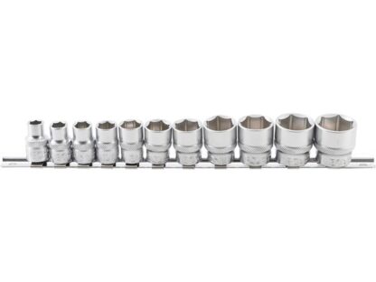 BGS Technic BGS 9110 Nástrčné hlavice 3/8", 6ti hranné 5/16 ÷ 7/8" palcové (Sada 11 dílů)