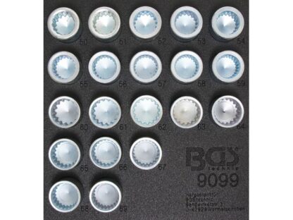 BGS Technic BGS 9099 Zátrčné hlavice pro bezpečnostní šrouby kol Porsche a VW Touareg (Sad
