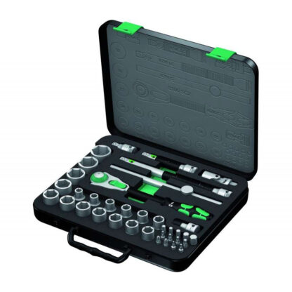 Wera 003645 Račňová sada Zyklop Speed 8100 SC 2 upínací část 1/2", metrická (37 dílů) 05003645001