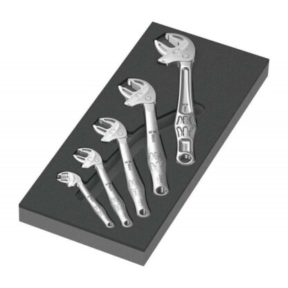 Wera 150122 Samonastavitelné klíče Joker 6004 7 ÷ 24 mm typ 9732 v pěnové vložce, Set 1 (Sada 5 dílů) 05150122001