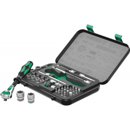 Wera 003533 Ráčnová sada Zyklop Speed 8100 SA 2, upínací část 1/4", metrická - 42 ks 05003533001