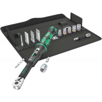 Wera 130110 Momentový klíč Wera Click-Torque A 6 Set 1 s přepínací ráčnou 1/4" (2,5 ÷ 25 Nm) Sada 21 dílů 05130110001
