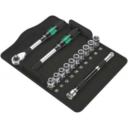 Wera 004090 Ráčnová sada Zyklop 1/2" 8006 SC 1 Zyklop Hybrid (Sada 13 dílů) 05004090001