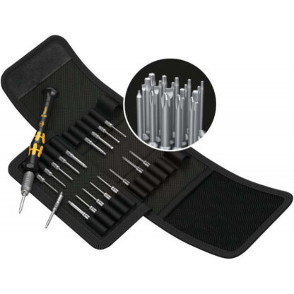 Wera 073671 Držák 4 mm a čepele pro elektroniku Kraftform Kompakt Micro 20 ESD 1 (Sada 20 dílů) 05073671001