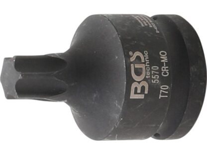 BGS Technic BGS 5570 Zástrčná hlavice 3/4" Torx T70, tvrzená
