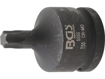 BGS Technic BGS 5555 Zástrčná hlavice 3/4" Torx T55, tvrzená