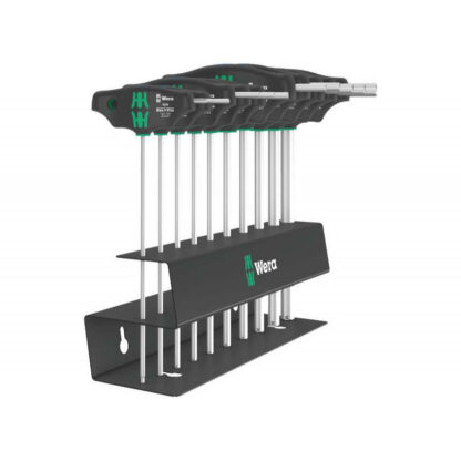 Wera 023454 Šroubováky Hex-Plus 3/32 ÷ 3/8" s příčnou rukojetí typ 454/10 HF Set Imperial 2 Přidržovací funkce (Sada 10 dílů) 05023454001