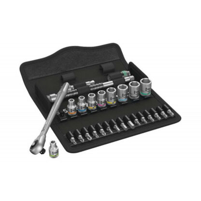 Wera 004017 Ráčna 1/4" Zyklop Metal 8100 SA 7. Sada 28 dílů 05004017001