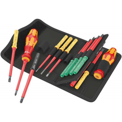 Wera 006611 Rukojeti Kraftform Kompakt VDE 17 Universal 1 Tool Finger s výměnnými čepelemi (Sada 17 dílů) 05006611001