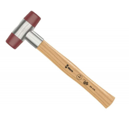 Wera 000535 Vyklepávací palička Wera 102 - 7. Hlavy z Uretanu. Jasanová rukojeť 380 mm 05000535001