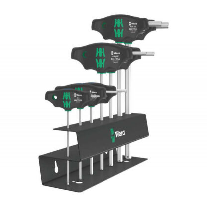 Wera 023453 Šroubováky Hex-Plus 2,5 ÷ 10 mm s příčnou rukojetí typ 454/7 HF Set 2 Přidržovací funkce (Sada 7 dílů) 05023453001