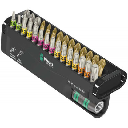 Wera 0574356 Šroubovací bity 1/4" Bit-Check 30 Wood TX HF 1 (Sada 30 dílů) 05057436001