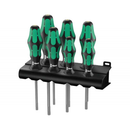 Wera 223161 Šroubováky Kraftform Plus 367/7 TORX HF, přidržovací funkce (Sada 7 dílů + stojánek) 05223161001