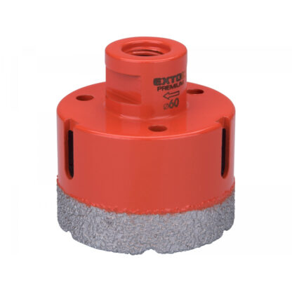 EXTOL PREMIUM Korunka vykružovací diamantová, O 60mm, závit M14 8801875