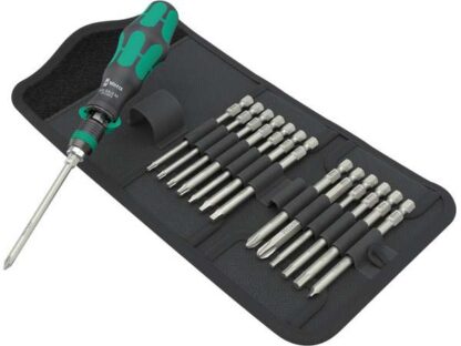 Wera 051066 Držák bitů Kraftform Kompakt 838 RA-R M Imperial Set 1 včetně bitů (Sada 15 dí