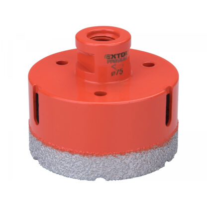 EXTOL PREMIUM Korunka vykružovací diamantová, O 75mm, závit M14 8801878