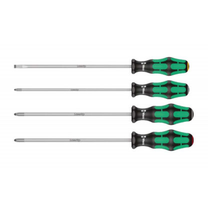 Wera 347736 Prodloužené šroubováky Kraftform Plus Lassertip typ 335/350/355/4 (Sada 4 díly) 05347736002