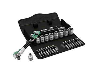 Wera 004049 Sada ráčnová Zyklop Speed 8100 SB 9, 29 d. upínací část 3/8" - coulová