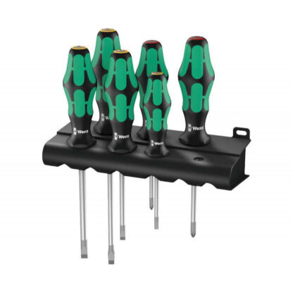 Wera 105650 Šroubováky Kraftform Plus Lasertip 334/6 (Sada 6 ks a stojánek) 05105650001