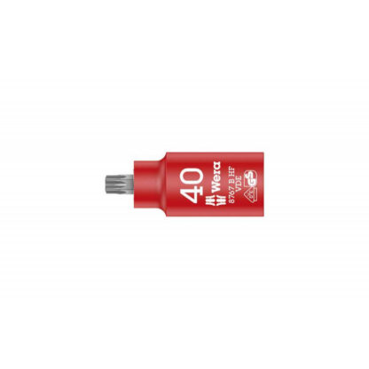 Wera 004924 Zástrčná bitová hlavice 3/8" Torx TX 40 typ 8767 VDE HF Zyklop s přidržovací funkcí 05004924001