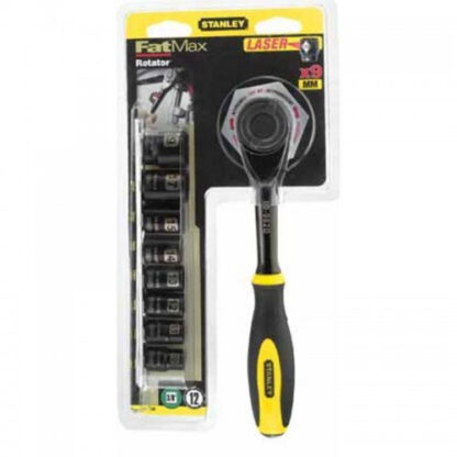 3/8" 9dílná sada hlavic FatMax s ráčnou STANLEY ROTATOR 0-94-606 0-94-606