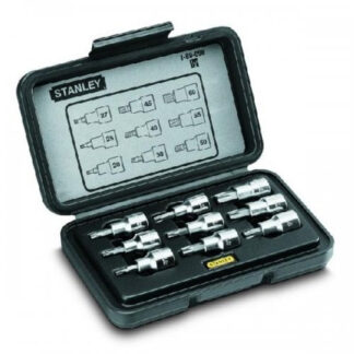 1/2" 9dílná sada zástrčných hlavic torx STANLEY 1-89-098 1-89-098