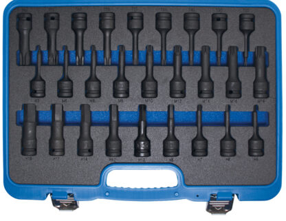 BGS technic Hlavice 1/2" úderové Torx, XZN, Imbus 26ks CrMo - BGS 5484
