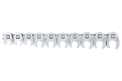 BGS technic Klíče ploché otevřené na ráčnu 3/8”, vel. 9-19 mm, sada 10 ks - BGS 1756