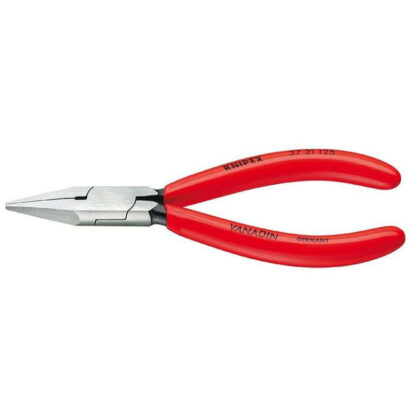 Kleště pro uchopení pro jemnou elektroniku 125 mm KNIPEX 37 21 125 - leštěná hlava, plastové návleky 37 21 125