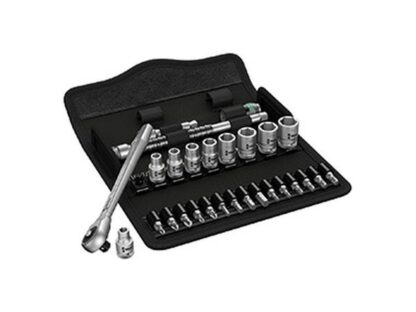 Wera 004020 Sada ráčnová Zyklop Metal 8100 SA 10, 28 d. upínací část 1/4" - coulová