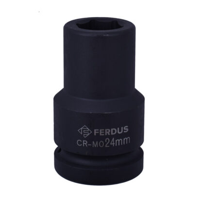 Nástrčná hlavice, úderová, 1", 24 mm, délka 90 mm - Ferdus 10.344