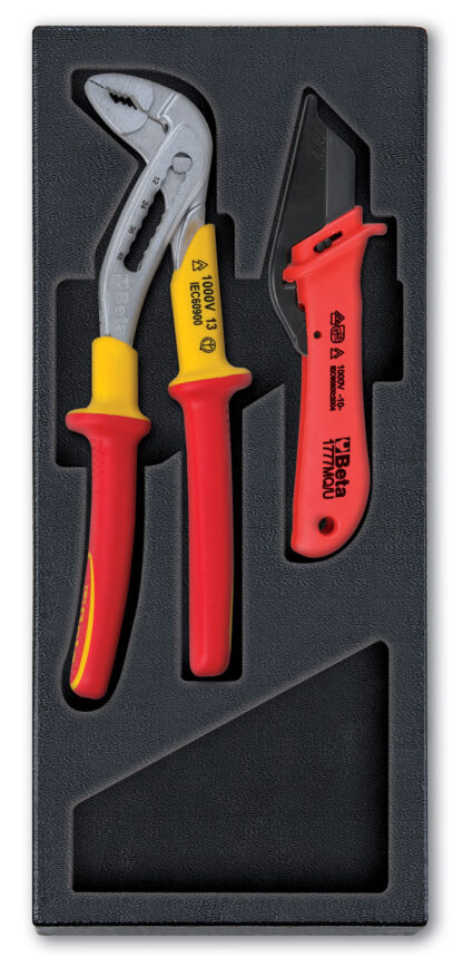 Beta tools SADA KLEŠTÍ 2KS V PLASTOVÉ PODESTĚ, 2424/T136