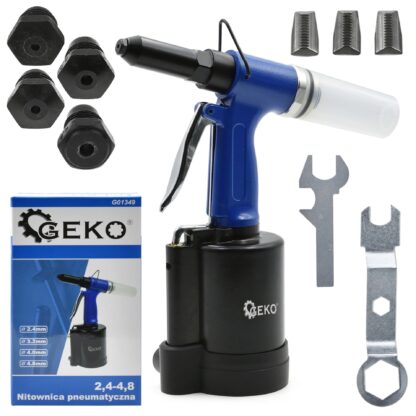 GEKO Pneumatická nýtovačka, nýtovací pistole 2,4-4,8 mm